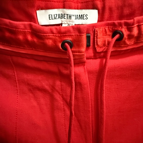 Red Drawstring Pants - Picture 3 of 4